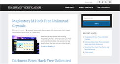 Desktop Screenshot of nosurveycheats.com