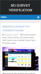 Mobile Screenshot of nosurveycheats.com